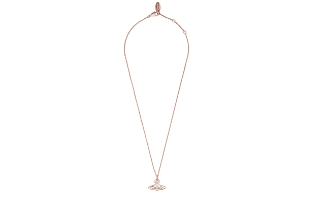 Vivienne Westwood THIN LINES SHORT FLAT ORB PENDANT