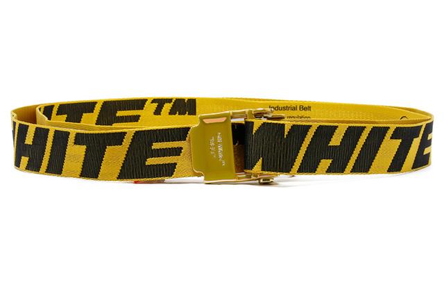 OFF-WHITE 2.0 Industrial Yellow Belt 3.5cm