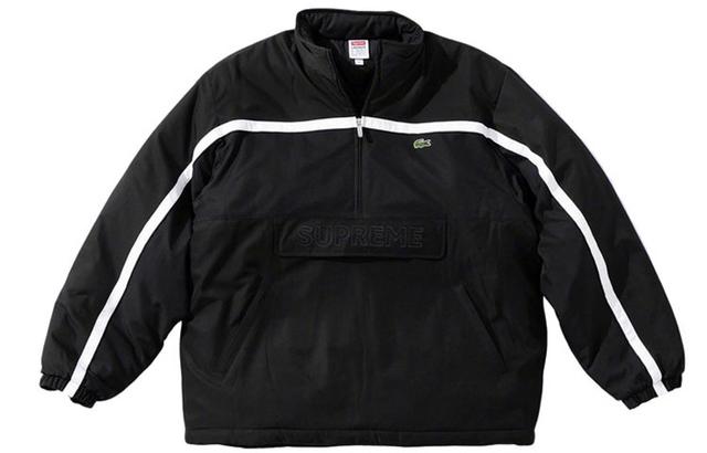 Supreme FW19 Week 5 x LACOSTE Puffy Half Zip Pullover