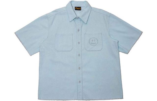 Drew House Corduroy Ss Shirt Baby Blue