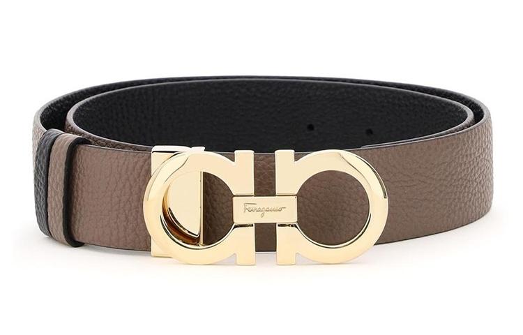 Salvatore Ferragamo Salvatore Reversible gancini Belt 3.5cm