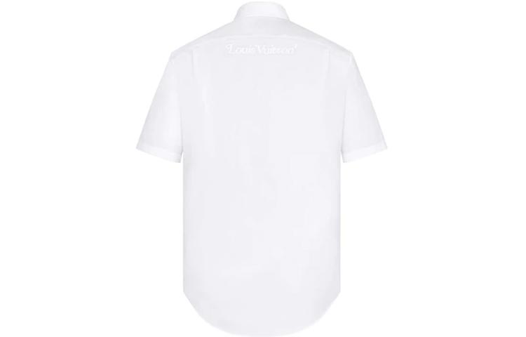 LOUIS VUITTON x Nigo Embroidered Squared LV Regular SS Shirt