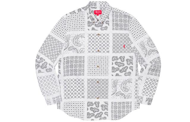 Supreme SS20 Week 13 Paisley Grid Shirt