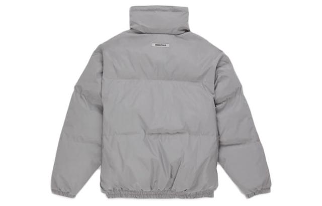 Fear of God Essentials SS20 Puffer Jacket Silver Reflective
