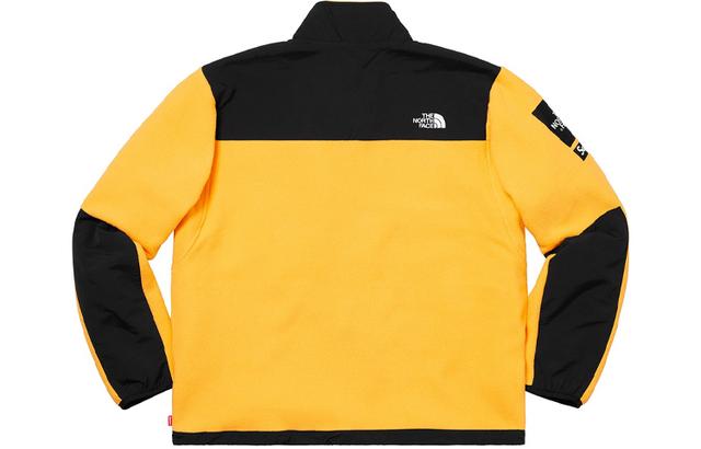 Supreme SS19 x The North Face Arc Logo Denali Fleece Jacket Yellow