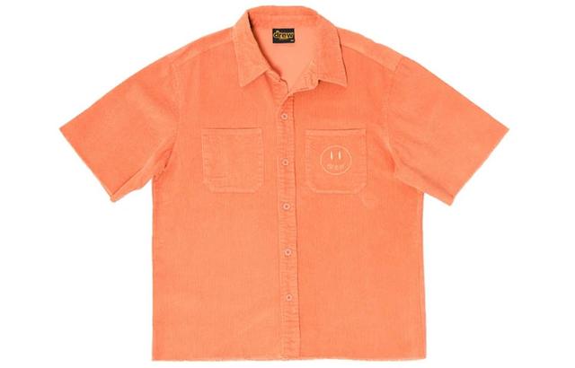 Drew House SS Corduroy Shirt Peach