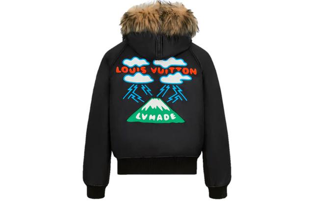 LOUIS VUITTON x Nigo Embroidered LV Mountain Aviator Blouson Noir