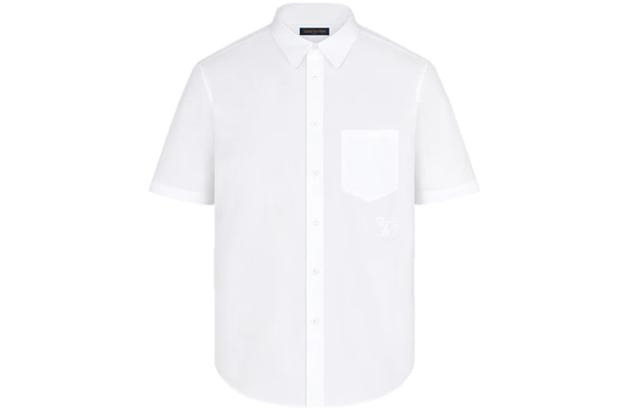 LOUIS VUITTON x Nigo Embroidered Squared LV Regular SS Shirt