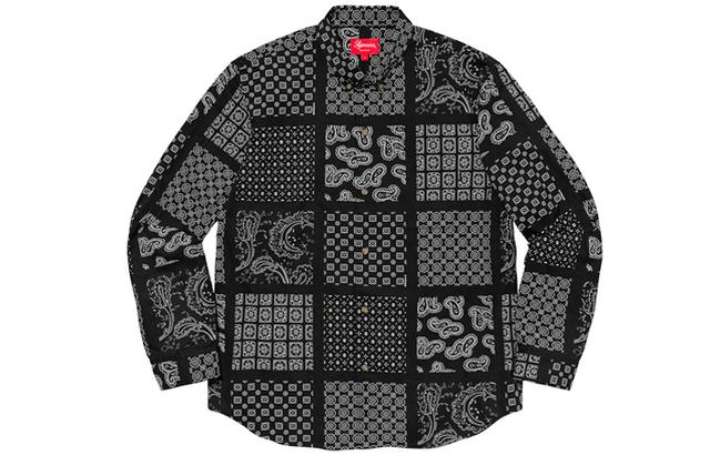 Supreme SS20 Week 13 Paisley Grid Shirt