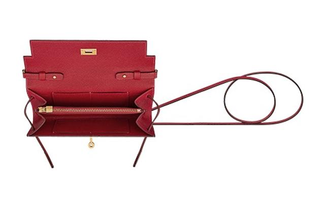 HERMES Kelly To Go Epsom Q5RougeCasaque