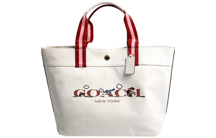 COACH X Peanuts Canvas Tote 42 Snoopy