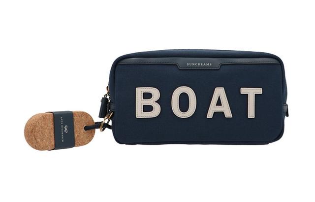 Anya Hindmarch Suncreams Boat logo