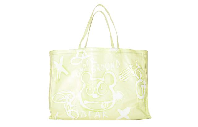 Acne Studios Oilcloth tote lemon yellow