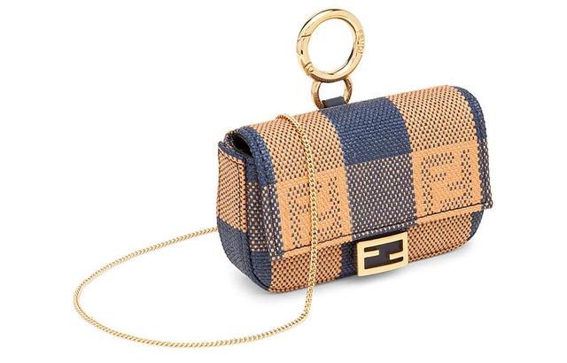 FENDI Nano Baguette Logo FF