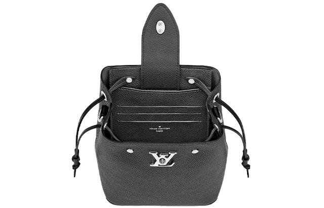 LOUIS VUITTON Nano Lockme Bucket Logo