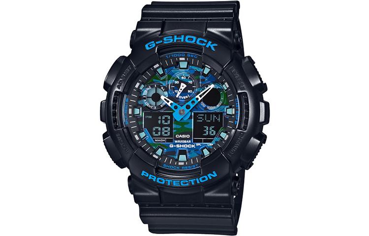 CASIO G-SHOCK COOL BLUE 55*51.2mm GA-100CB-1A