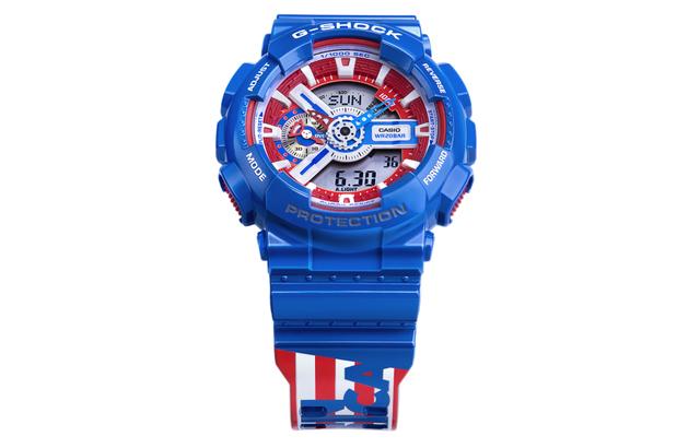 CASIO G-SHOCK MARVEL 200 GA-110CAPTAIN-2PR