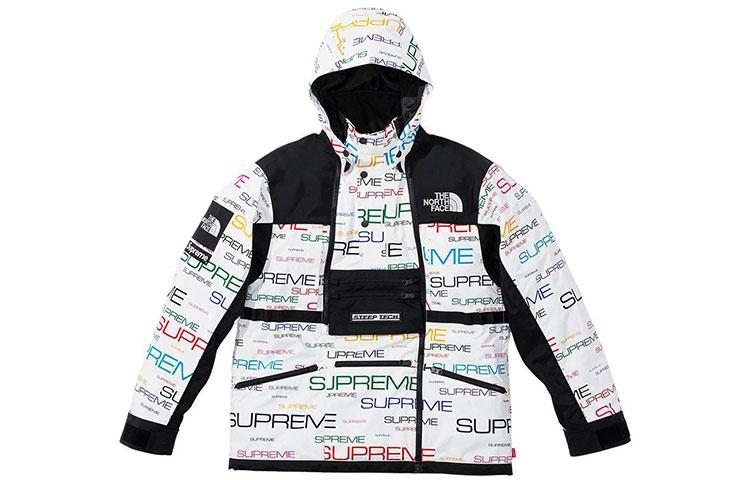 Supreme x the north face logo