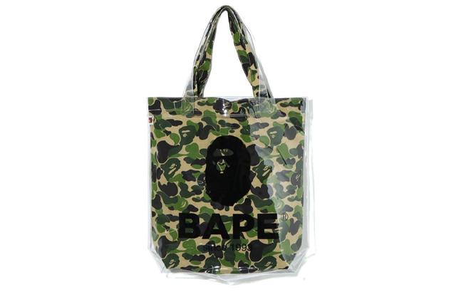 A BATHING APE Bape ABC CAMO CLEAR Tote