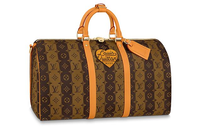 LOUIS VUITTON x NIGO keepall 50 Monogram Stripes