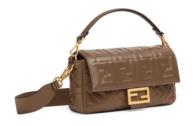 FENDI Baguette Logo FF