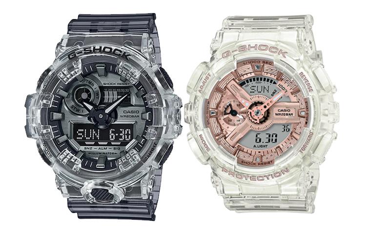 G-SHOCK GA-700SK-1A+GMA-S110SR-7A