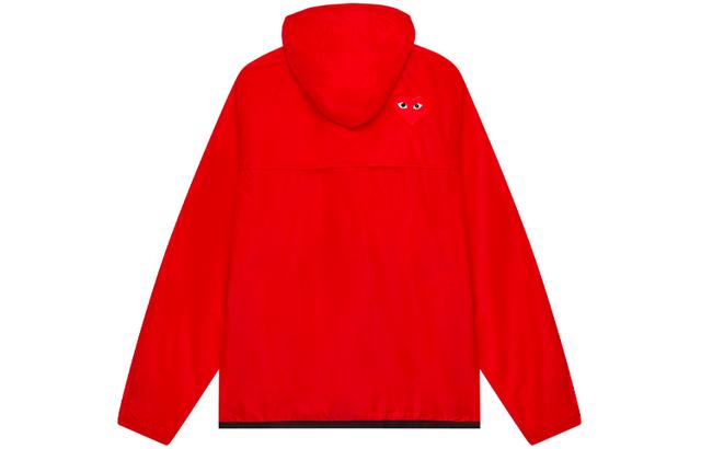 CDG Play x K-Way Zip Jacket Red Logo