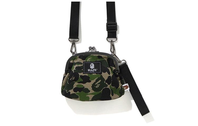 A BATHING APE Bape Camo Clasp Mesh