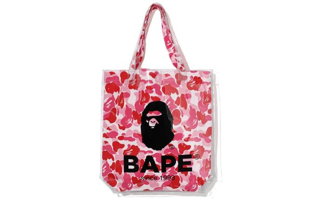 A BATHING APE Bape ABC CAMO CLEAR Tote