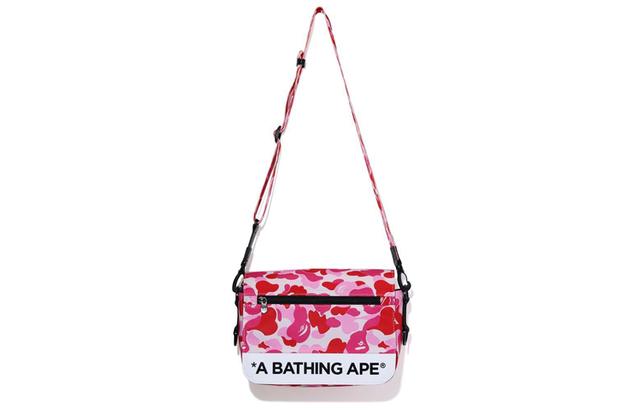 A BATHING APE Bape ABC CAMO DOUBLE STRAP BAG