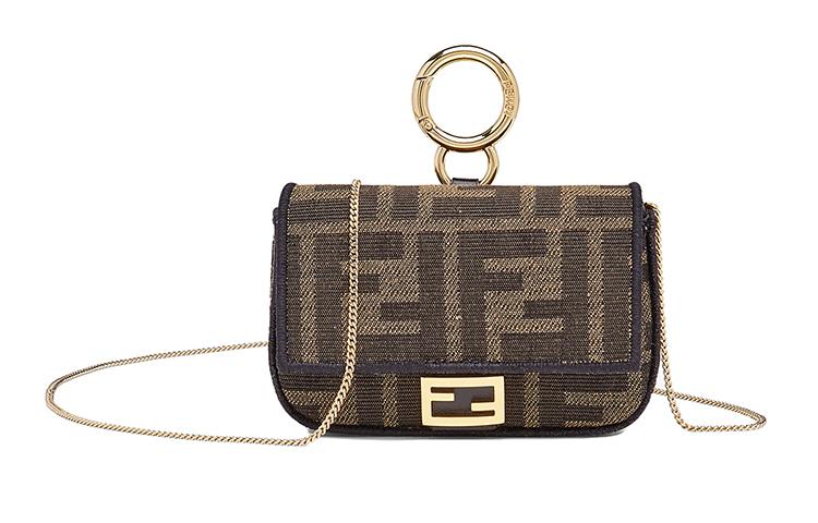 FENDI Baguette Nano Logo FF