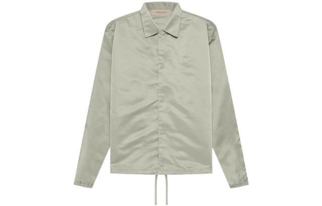 Fear of God Essentials Coaches Jacket Seafoam Logo