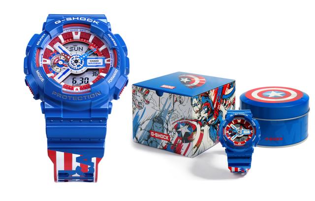 CASIO G-SHOCK MARVEL 200 GA-110CAPTAIN-2PR