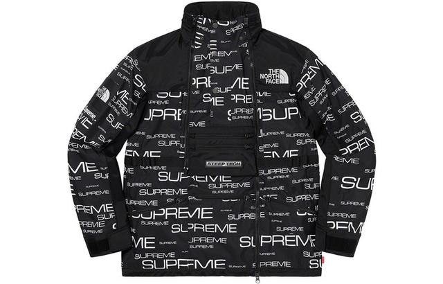 Supreme x the north face logo