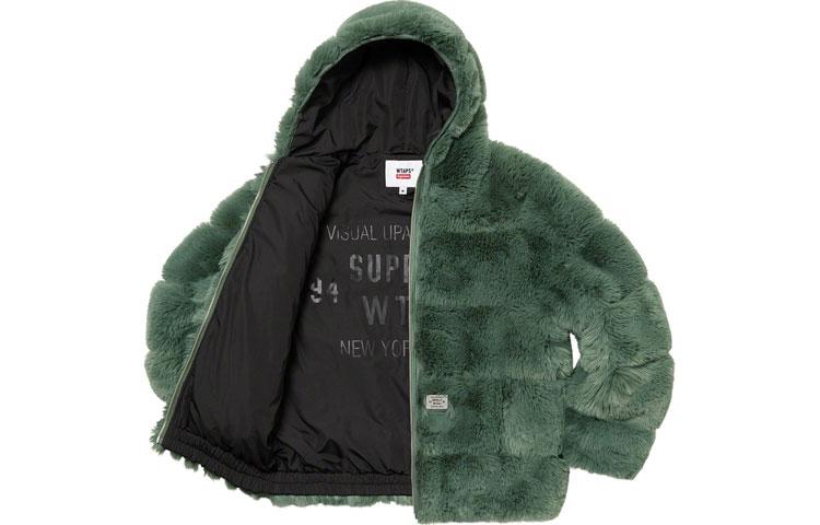 Supreme FW21 Week 15 x WTAPS Faux Fur Hooded Jacket