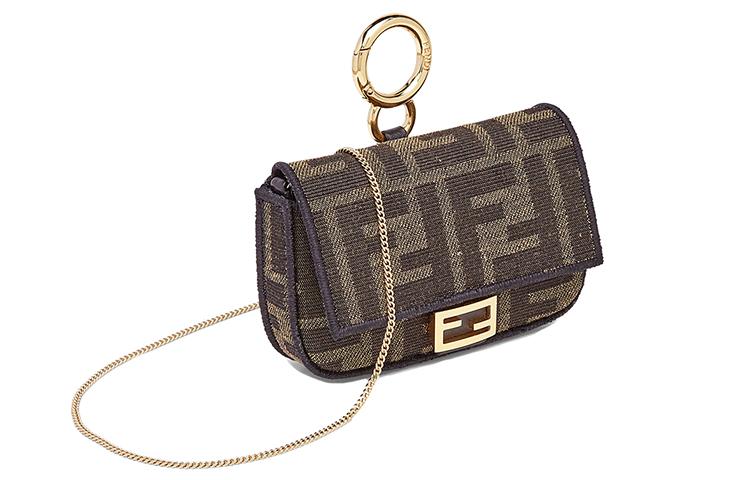 FENDI Baguette Nano Logo FF