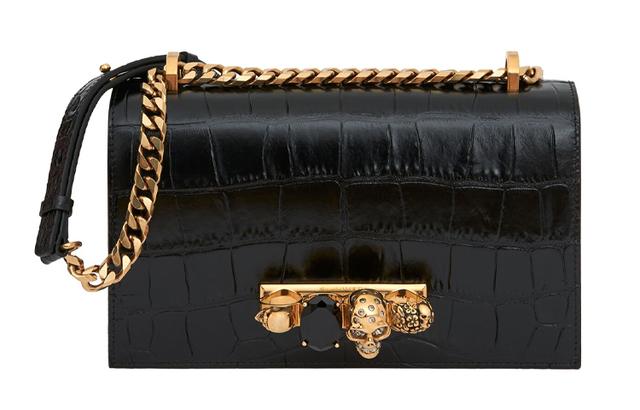 Alexander McQueen JEWELLED SATCHEL