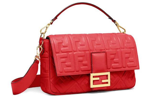 FENDI Baguette Logo FF