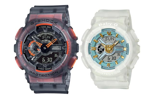 CASIO G-SHOCK BABY-G GA-110LS-1A+BA-110SC-7APR