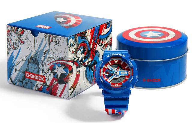 CASIO G-SHOCK MARVEL 200 GA-110CAPTAIN-2PR