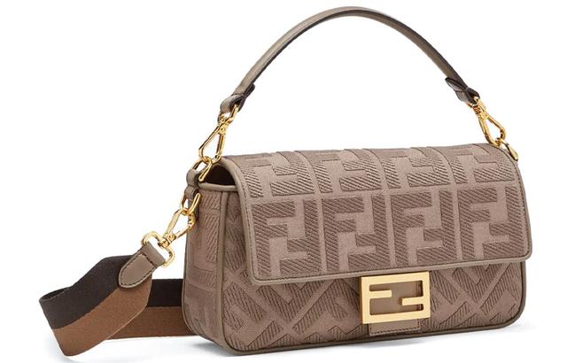 FENDI Baguette Logo FF