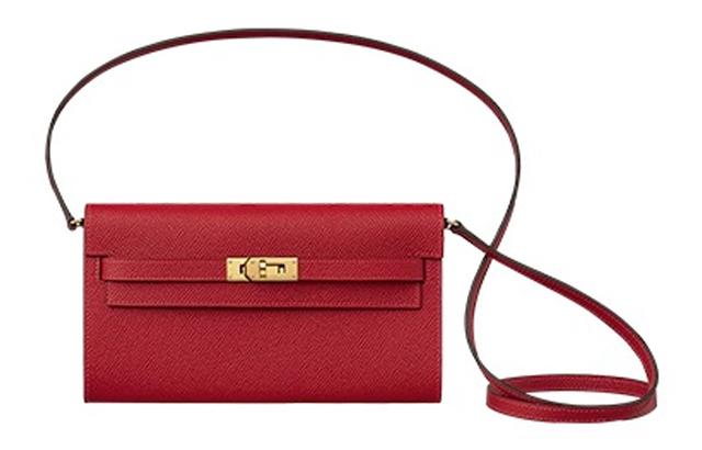 HERMES Kelly To Go Epsom Q5RougeCasaque