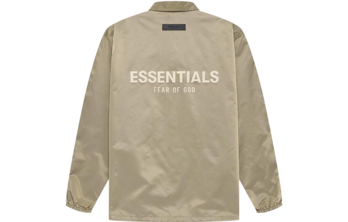 Fear of God Essentials SS22 Coaches Jacket Oak Logo