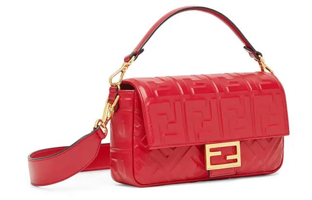 FENDI Baguette Logo FF