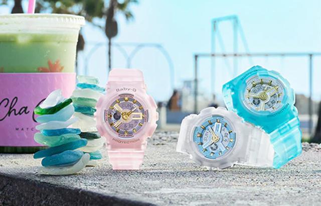 CASIO BABY-G sea glass colors BA-110SC-7A