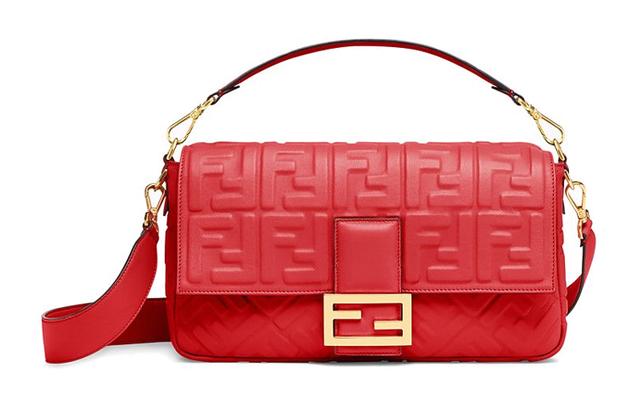 FENDI Baguette Logo FF