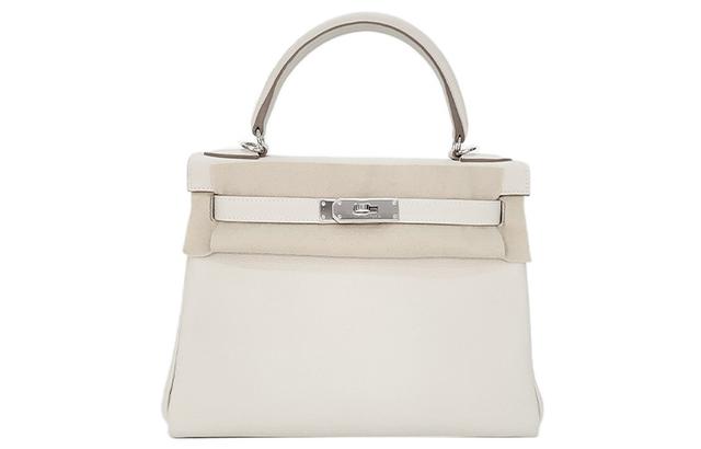 HERMES Kelly 28 Togo 10 Craie