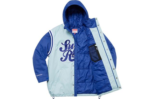 Supreme SS22 Week 9 x Mitchell Ness Quilted Sports Jacket