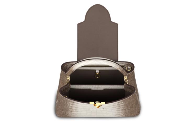 LOUIS VUITTON Capucines Logo