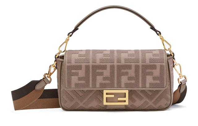 FENDI Baguette Logo FF